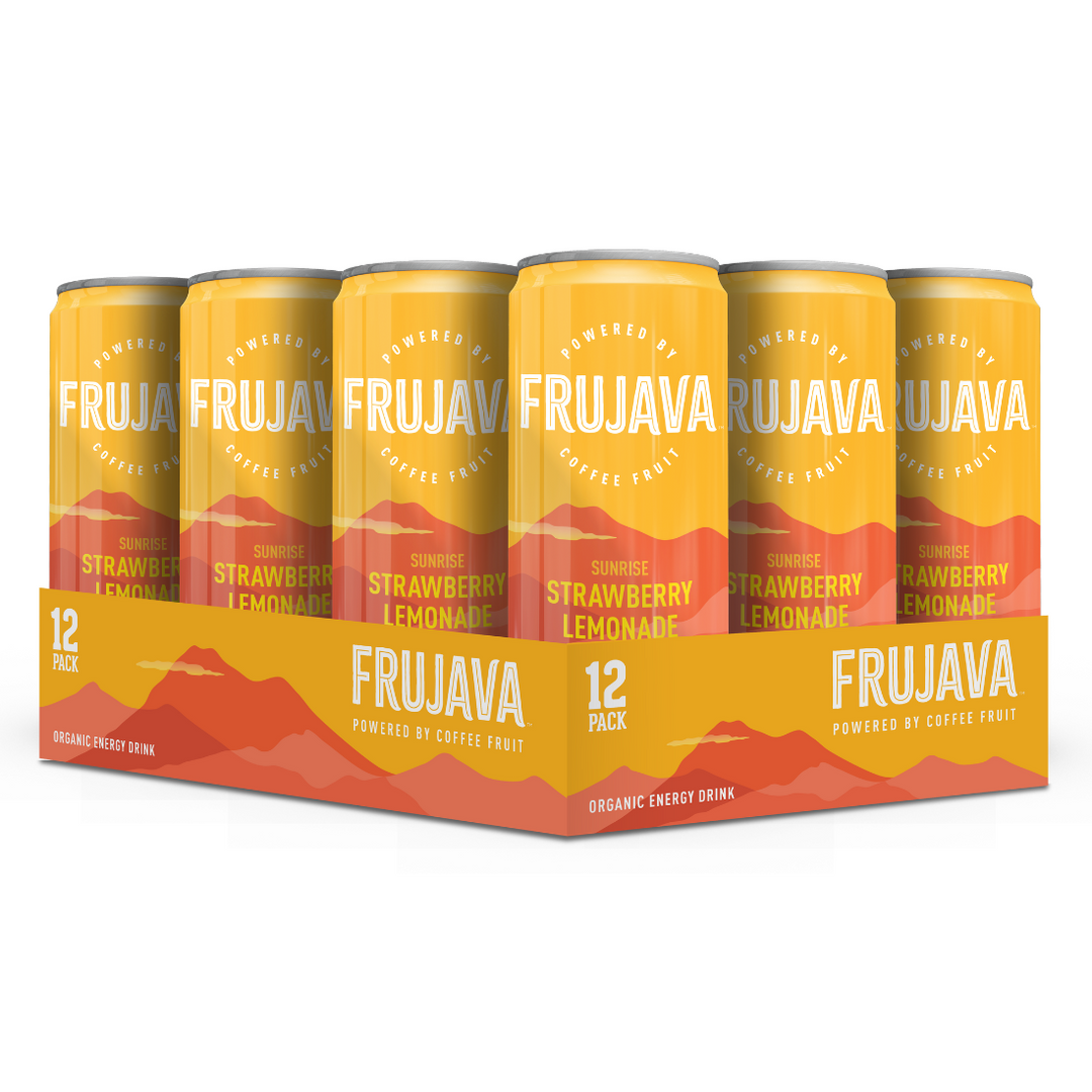 Sunrise Strawberry Lemonade Organic Energy Drink (Pack of 12)
