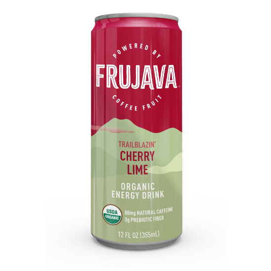 Trailblazin' Cherry Lime Organic Energy Drink (Pack of 12)