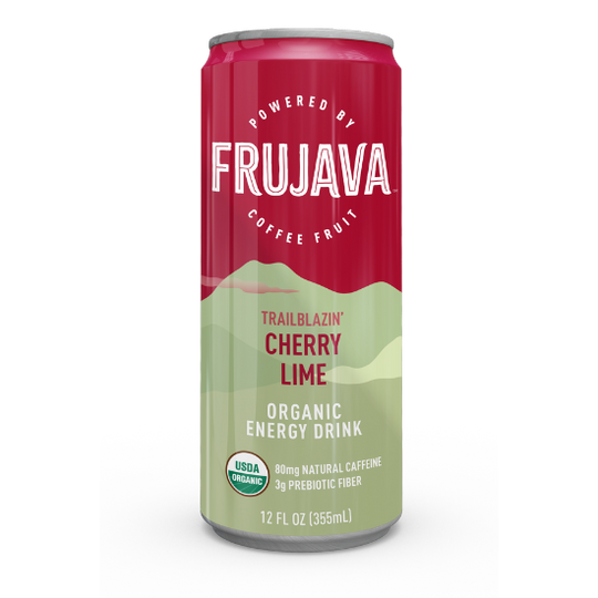 Trailblazin' Cherry Lime Organic Energy Drink (Pack of 12)