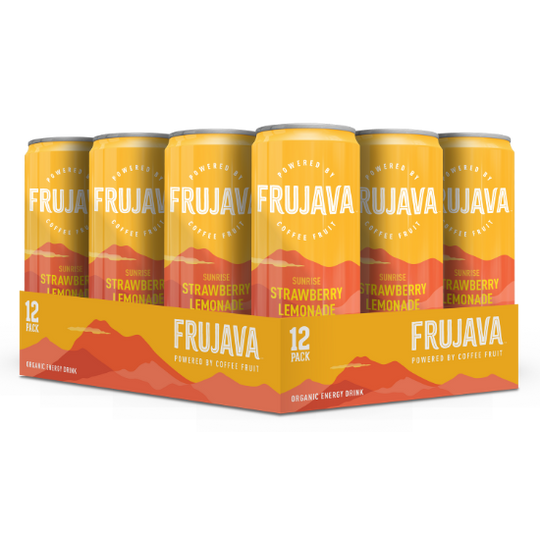 Sunrise Strawberry Lemonade Organic Energy Drink (Pack of 12)