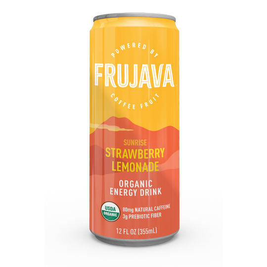 Sunrise Strawberry Lemonade Organic Energy Drink (Pack of 12)