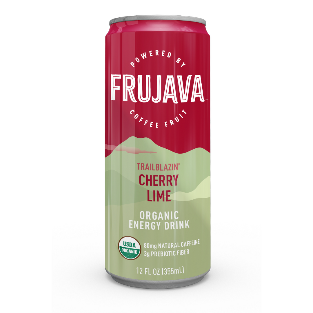Trailblazin' Cherry Lime Organic Energy Drink (Pack of 12)