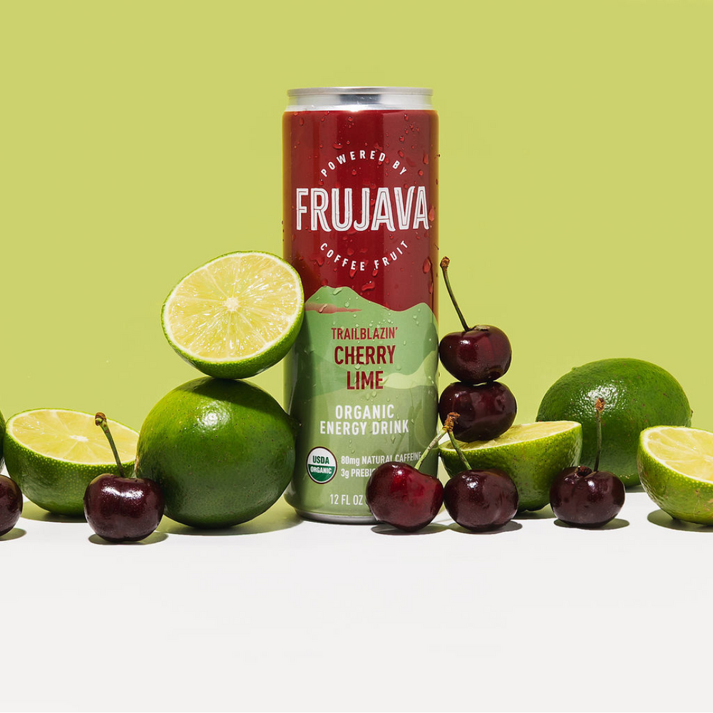 Trailblazin' Cherry Lime Organic Energy Drink (Pack of 12)