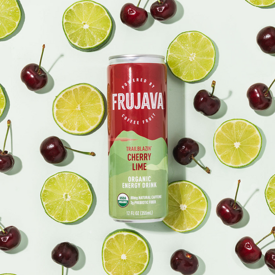 Trailblazin' Cherry Lime Organic Energy Drink (Pack of 12)